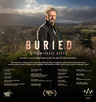 Buried, with Michael Sheen — TV poster